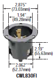 CWL830FI - Inlets Locking Devices 30 / 40 Amp image